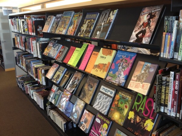 Graphic novels at Salt Lake City Main Library - BRYAN YOUNG