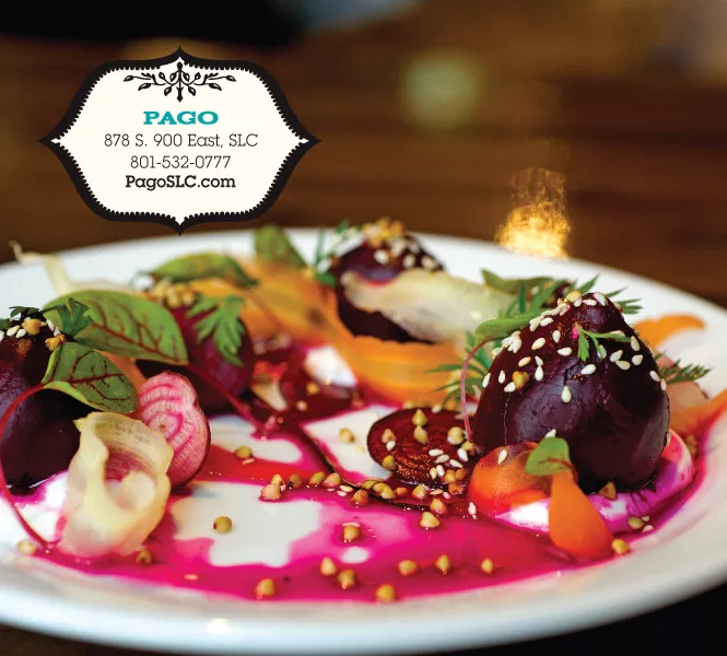 Pago's beet salad - BILLY YANG