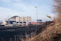 Rio Tinto Stadium as viewed from the canal’s western bank - NIKI CHAN