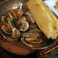 The Brass Tag's oven-steamed clams