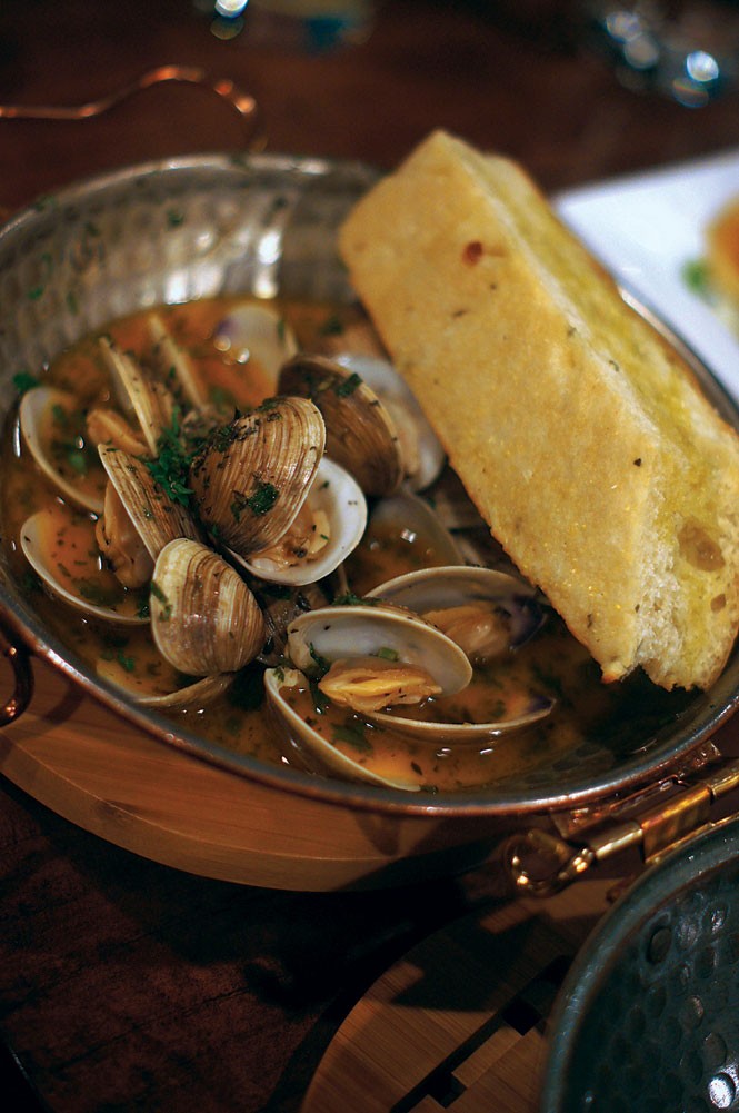 The Brass Tag's oven-steamed clams