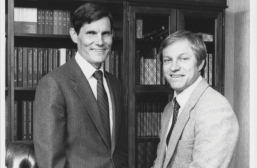 Jared Brown, left, and Seldon Young in the 1980s. - COURTESY NEST FAMILY ENTERTAINMENT