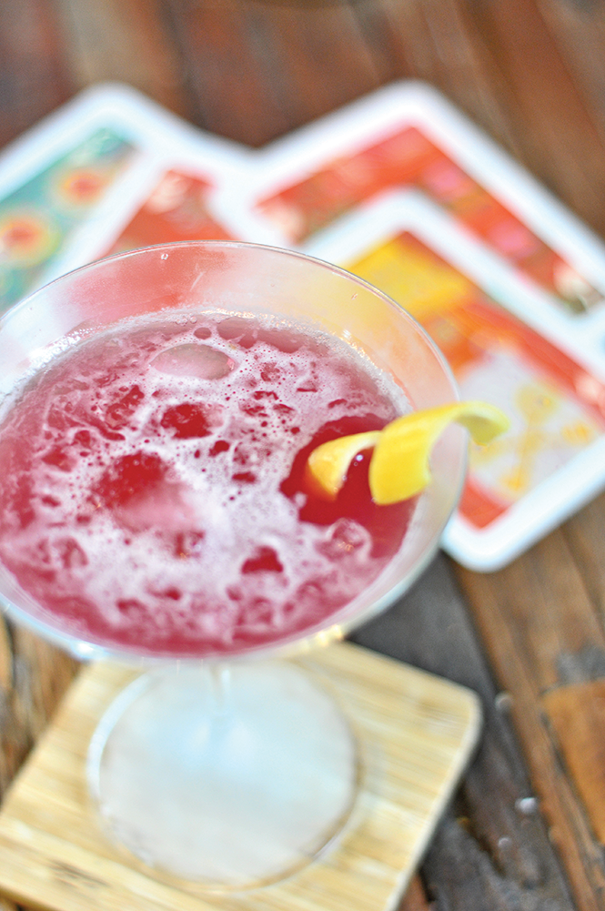 Hibiscus Tea Martini - DEREK CARLISLE