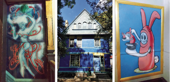 Goodbye, China Blue: Images of an eclectic historic home slated for demolition, one of five included in the Lincoln Street rezoning. - STEPHANIE STANCZAK