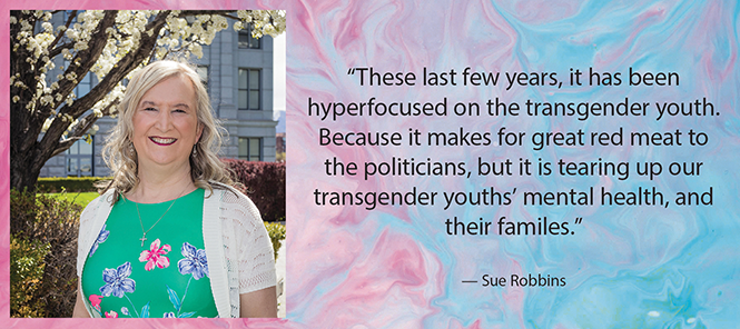 Transgender advocate Sue Robbins - COURTESY PHOTO