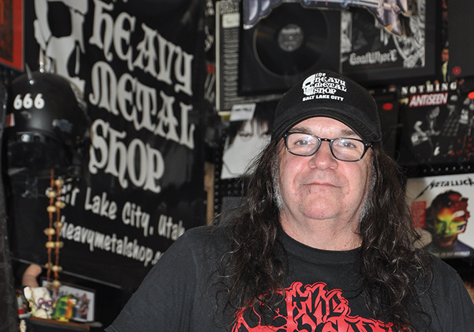 Kevin Kirk, owner of the Heavy Metal Shop - DEREK CARLISLE