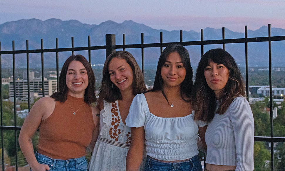 The CityCast Salt Lake team (L-R): - Emily Means, Ali Vallarta, - Ivana Martinez and Terina Ria - COURTESY PHOTO