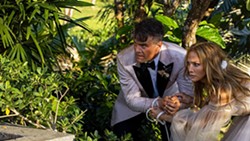 Josh Duhamel and Jennifer Lopez in Shotgun Wedding - AMAZON PRIME VIDEO