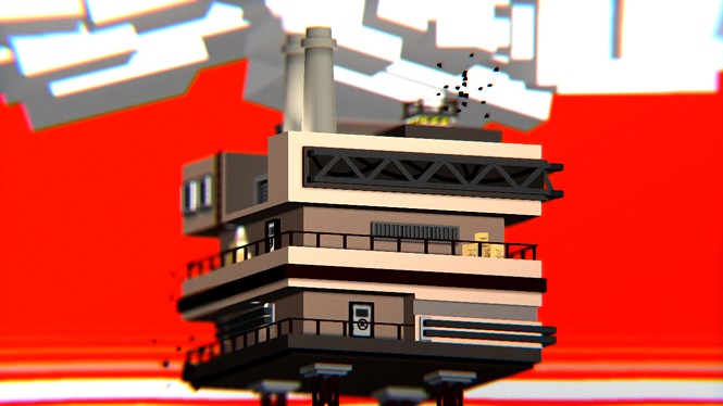 A lone factory in the middle of nowhere... seems reasonable. - ADULT SWIM GAMES
