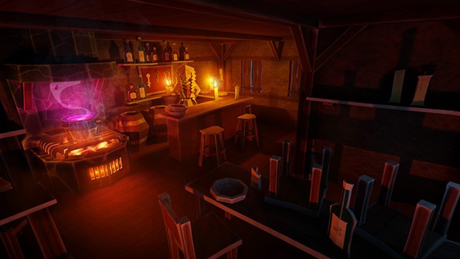This is what Burt's Tiki Lounge would have looked like if they had a cauldron of PBR. - THING TRUNK