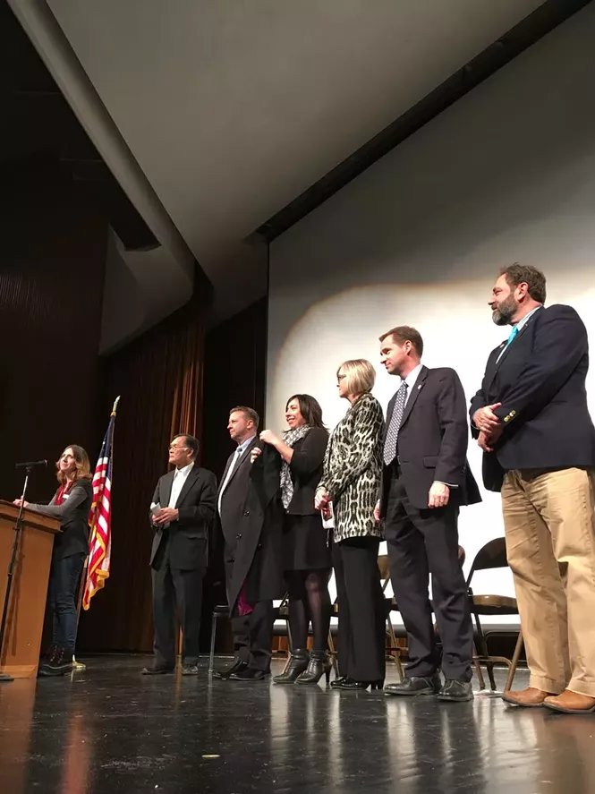 Legislators at the Town Hall for All - DW HARRIS