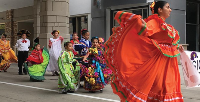 Dancers at the Hispanic Heritage Parade and Street Festival - DW HARRIS
