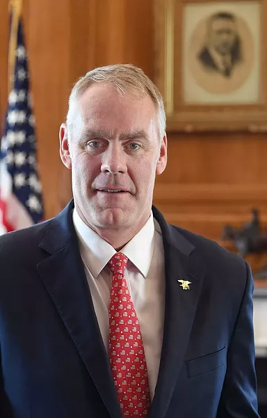 Secretary of Interior Ryan Zinke - VIA DOI.GOV