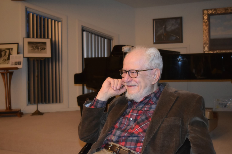 Daniel Mattis, 85, escaped the Nazis' march on Western Europe when he was a young boy thanks to Portuguese consul Aristides de Sousa Mendes, who signed thousands of visas for fleeing Jews. - RAY HOWZE