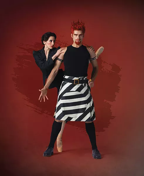 First Soloist Allison DeBona and Principal Artist Rex Tilton in The Shakespeare Suite. - BEAU PEARSON