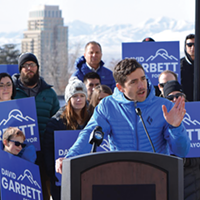 “[Rocky Mountain Power will] be coming to us and there will be an opportunity to say, ‘In exchange for doing this for you, we want something from you,’” mayoral hopeful David Garbett says. “Obviously, what we want is 100% clean energy.”