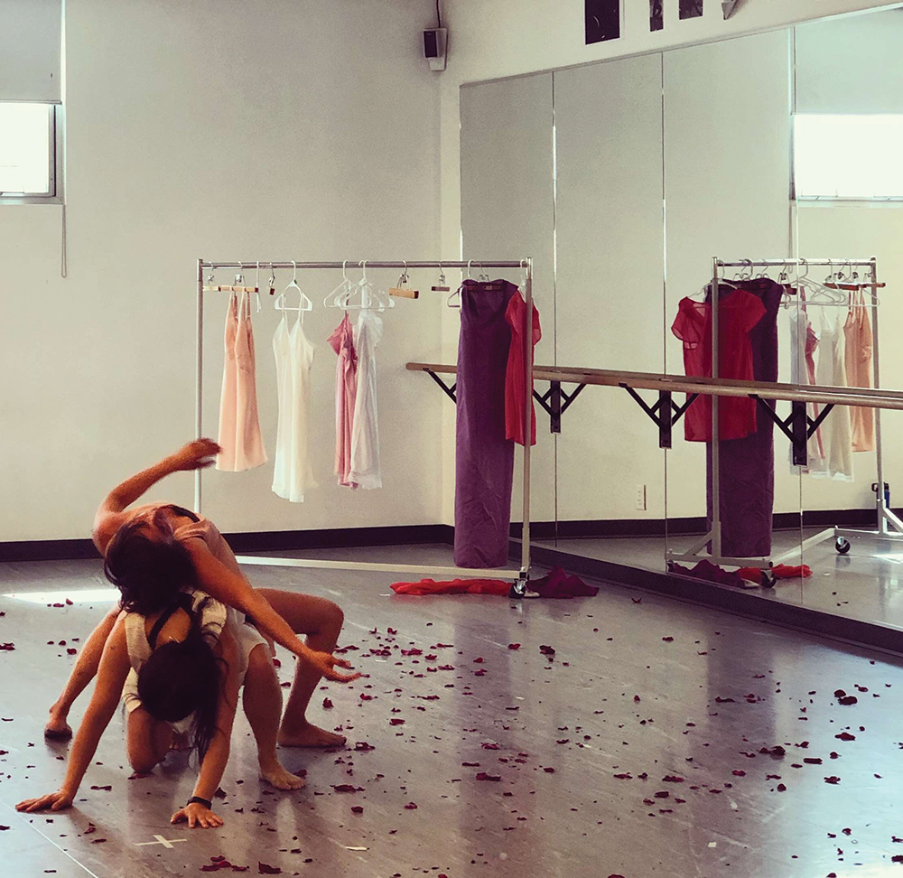 Ai Fujii Nelson and Eileen Rojas rehearse Girl Child - EMILY HAYGEMANN