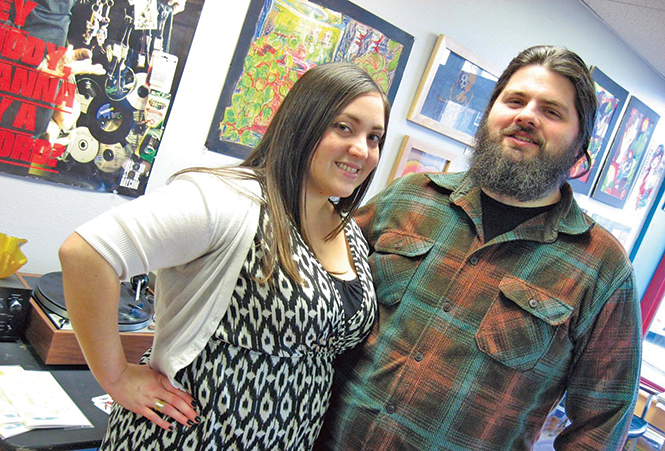 Diabolical Records owners Alana Boscan and Adam Tye - ANDREA MOORE EMMETT