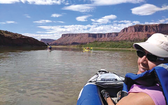 The Moab Daily is a daylong float trip on the Colorado River - REBECCA CHAVEZ-HOUCK