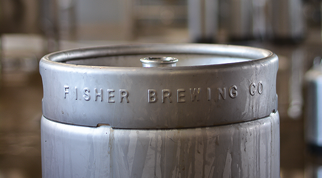 Fisher Brewing Co. hopes to pour you a pint of its unique White Star Pale Ale. - JOSH SCHEUERMAN
