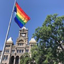 A Rainbow Over City Hall