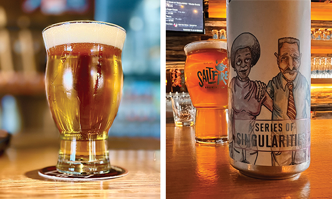 Level Crossing Rising Hope pale ale and Saltfire Series of Singularities Cashmere - Vimarsana News
