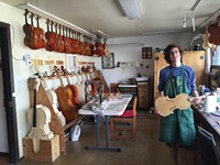 Marinos Glitsos of the Violin Making School of America