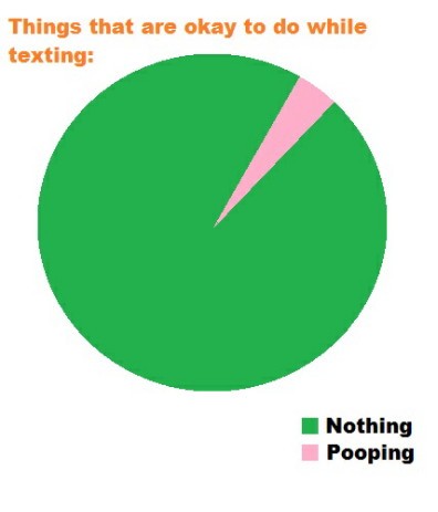 Texting And Driving Pie Chart