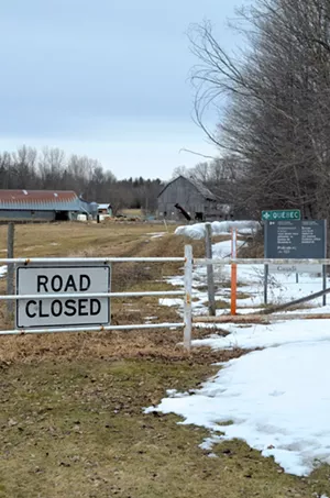 A closed border crossing in Highgate Springs - MARK DAVIS