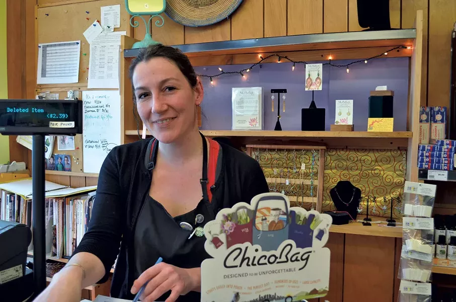 Amrita Parry, a manager at Newport Natural Market and Café - MOLLY WALSH