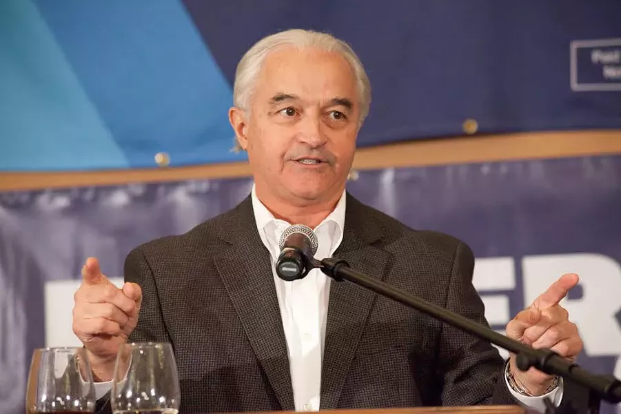 Attorney General Bill Sorrell on on election night in November 2014. - MATTHEW THORSEN