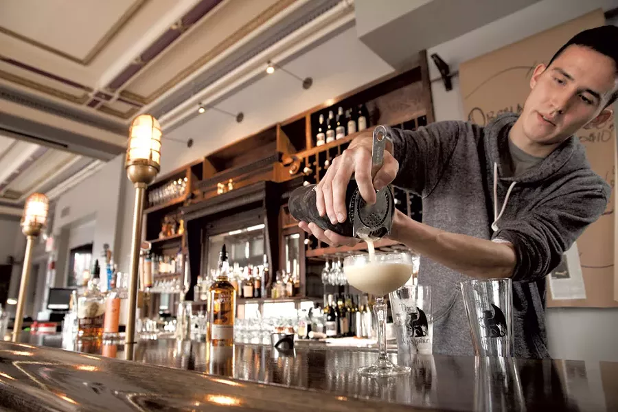 Bartender Niall McMahon