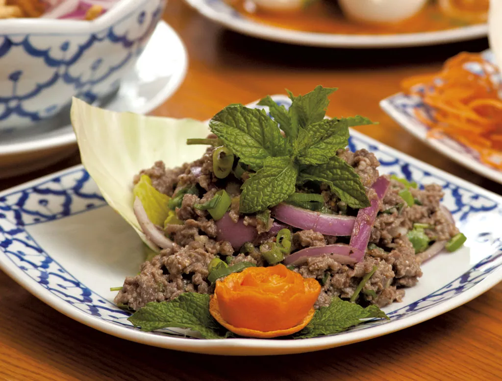 Beef larb - MATTHEW THORSEN
