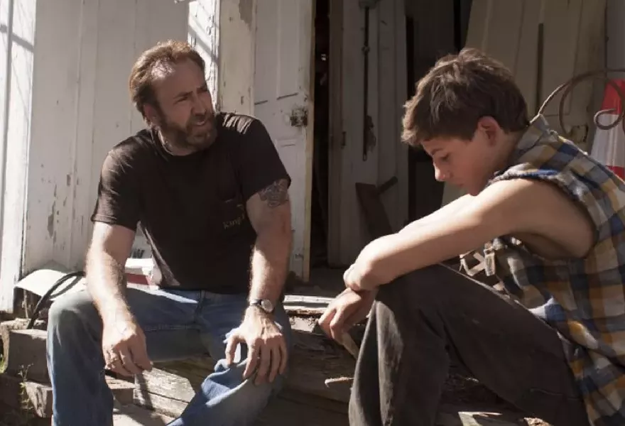 cage caged: The actor delivers an uncharacteristically subdued but still compelling performance in Green's Southern gothic.