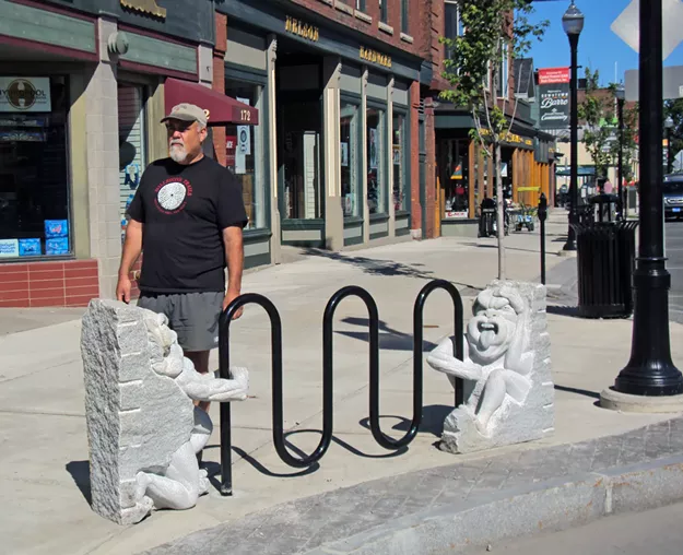 Gargoyles Guarding Bikes in Barre, and Other New Sculptures Live Culture