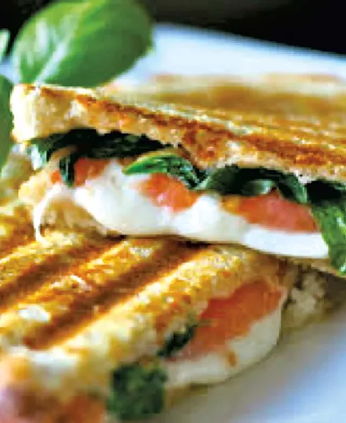 Caprese sandwich from Little Red Kitchen
