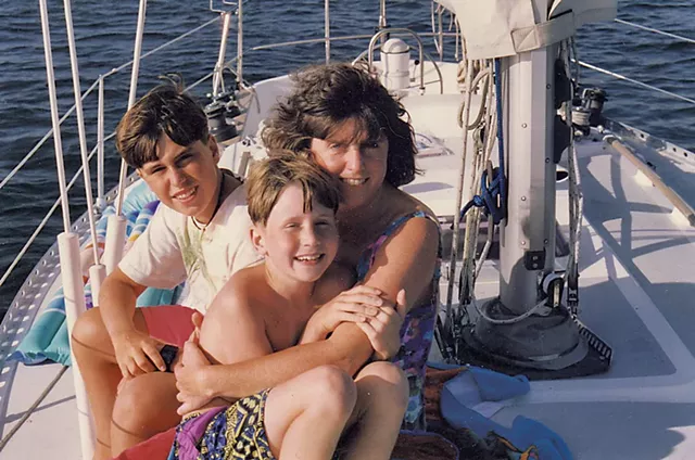 Carolyn with sons Zachary and Trenton - COURTESY OF CAROLYN EDWARDS' FAMILY