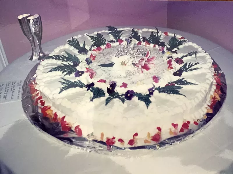 Carrot wedding cake - PHOTOS COURTESY OF MARA WELTON