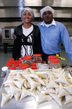 Fatu Kankolongo and Fuad Ndibalema