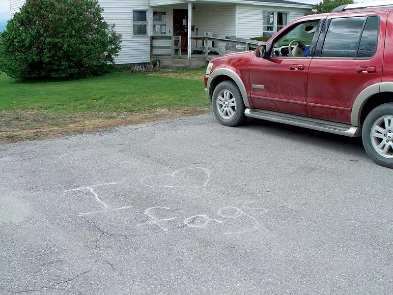 Graffiti on municipal property