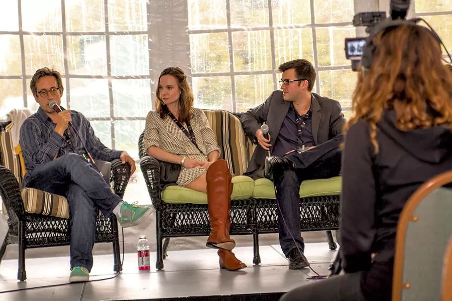 ITV Fest 2013 panel discussion with A.J. Tesler, Stephanie Scott of MomCave TV and Dan Milano of DailyMotion