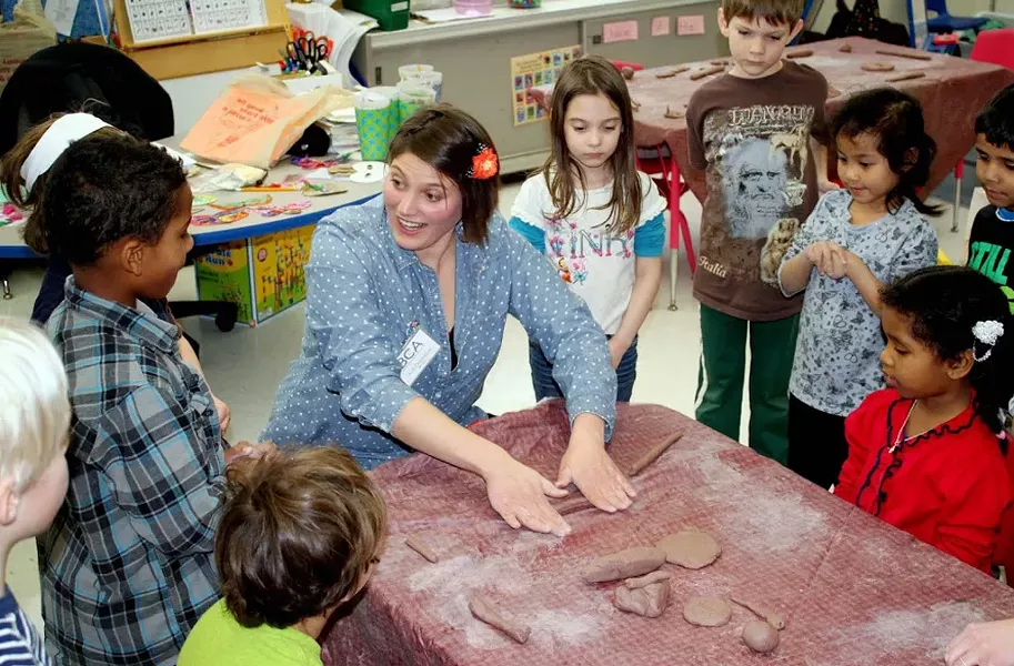 Kim Desjardins and kindergarten class at IAA - PHOTOS COURTESY OF JUDY KLIMA