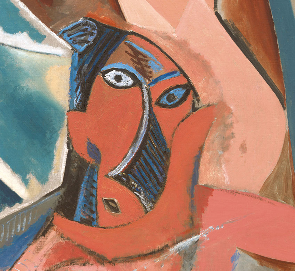 "Les Demoiselles d'Avignon" (detail) by Pablo Picasso