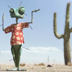 MANIC MIMIC Rango struggles to blend into a desert of the surreal.