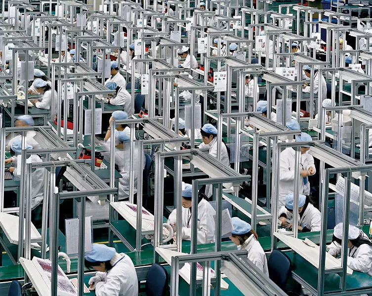 "Manufacturing #16, Bird Mobile," Zhejiang Province, Edward Burtynsky - COURTESY OF HOOD MUSEUM OF ART