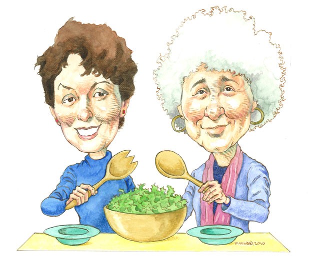 Marian Burros and Marion Nestle