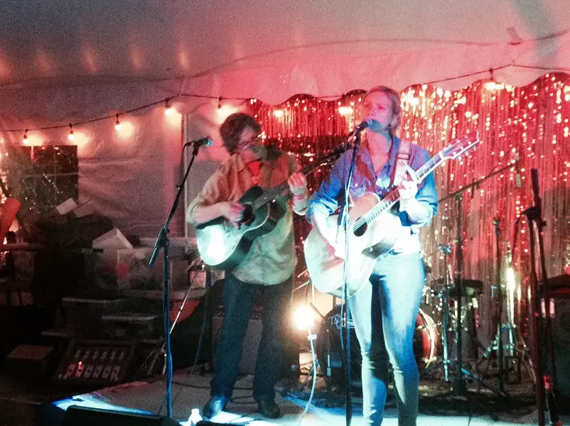 Maryse Smith (right) and Michael Chorney - COURTESY OF DAN BOLLES