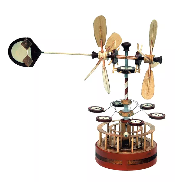 “Mechanism for Measuring the - Velocity of the Wind in Paintings III”