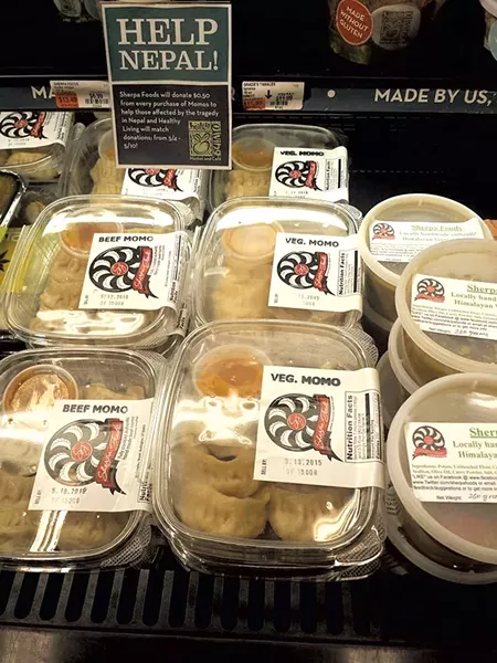Momos at Healthy Living Market & Café - COURTESY OF SHERPA FOODS