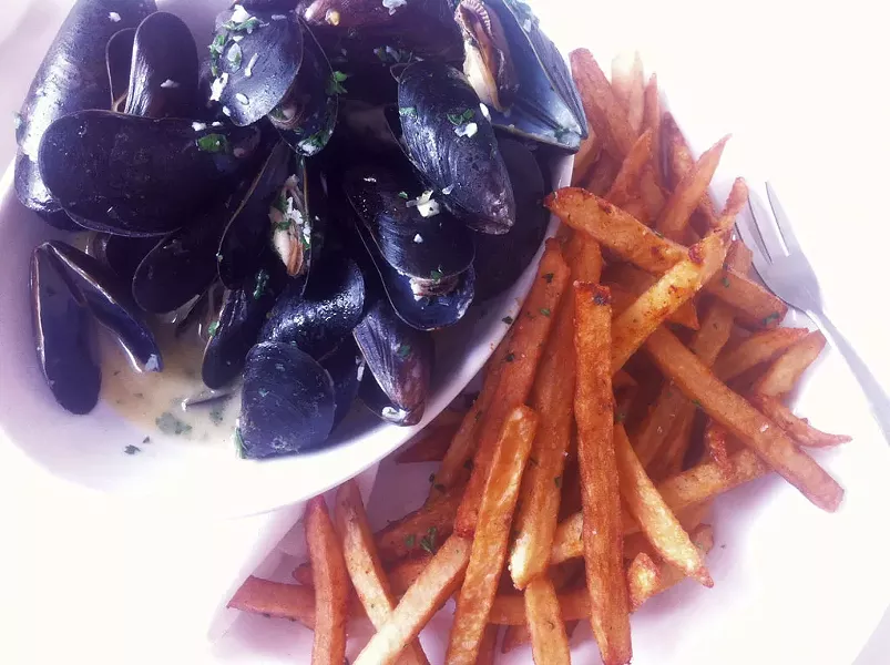 Moules frites at Tourterelle - HANNAH PALMER EGAN
